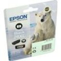 Epson Tinte C13T26314012 Photo Black 26XL foto schwarz