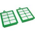 2x Trade-Shop HEPA-Filter Allergie/Polle/Hygiene Staub-Filter Mikro-Filter Ersatz für Philips fc 9106 9107 9108 fc 9108 Specialist Carpet fc 9109