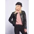 Lederjacke MAZE "Tecuala", Damen, Gr. L, schwarz, Obermaterial: 100% Lammleder / Futter: 100% Polyester, Jacken