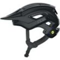 Mountainbikehelm ABUS "CLIFFHANGER MIPS" Helme Gr. L Kopfumfang: 57 cm - 61 cm, schwarz (velvet black) Fahrradhelme für Erwachsene