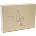 Flaschen-Geschenkkarton Wine Line - kaiserkraft