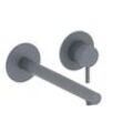 Herzbach SIRO GREY Waschtisch-Wandbatterie Farbset 240mm Grau matt, 30.120957.1.06 30.120957.1.06