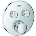 Grohe Thermostat Grohtherm SmartControl 29119 rund FMS 2 Absperrventile chrom, 29119000 29119000