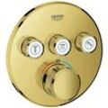 GROHE Thermostat Grohtherm SmartControl 29121 FMS rund 3 ASV cool sunrise, 29121GL0 29121GL0