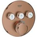 GROHE Thermostat Grohtherm SmartControl 29121 FMS rund 3 ASV warm sunset geb., 29121DL0 29121DL0