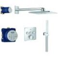 GROHE Unterputz-Duschsystem Grohtherm SmartControl 34804 eckige Form, chrom, 34804000 34804000