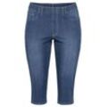 Schmale Stretch-Jeggings in Caprilänge, blue Denim, Gr.46