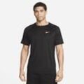 Nike Ready Nike Dri-FIT Kurzarm-Fitness-Oberteil für Herren - Schwarz