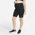 Nike One (M) Biker-Shorts (ca. 18 cm) für Damen (Umstandskleidung) - Schwarz