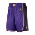 Los Angeles Lakers Statement Edition Jordan Dri-FIT NBA Swingman Basketballshorts für Herren - Lila