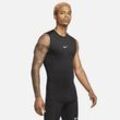 Nike Pro ärmelloses Dri-FIT Fitnessoberteil mit enger Passform für Herren - Schwarz