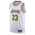 Los Angeles Lakers Association Edition 2022/23 Nike Dri-FIT NBA Swingman Trikot (Herren) - Weiß