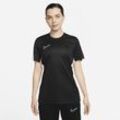 Nike Dri-FIT Academy Kurzarm-Fußballoberteil für Damen - Schwarz