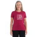 Icebreaker Tencel™ Cotton T-Shirt Nature’s Orb - Frau - Cherry - Größe L