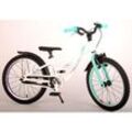 TPFSports Glamour Kinderfahrrad - Mädchen - 18 Zoll - Rücktritt + Handbremse - Grün