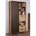 FORTE Highboard, beige|schwarz