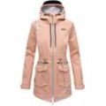 MARIKOO Damen Softshelljacke Outdoor Funktionsjacke aus Wasserabweisendem Obermaterial Ulissaa