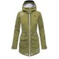 MARIKOO Damen Softshelljacke Outdoor Funktionsjacke aus Wasserabweisendem Obermaterial Ulissaa