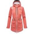 MARIKOO Damen Softshelljacke Outdoor Funktionsjacke aus Wasserabweisendem Obermaterial Ulissaa