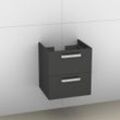 Artiqua 414 Waschtischunterschrank für Subway 613655, 613657,Anthrazit Hochglanz, 414-WU2L-V10-7015- 414-WU2L-V10-7015-51