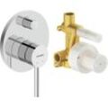Duravit Circle Einhebelmischer Unterputz Set Chrom Hochglanz 125x73x168 mm - CE4210008010 CE4210008010
