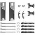 Kermi Badheizkörper Befestigungs-Set Tabeo-E BL500, weiß, inkl. Verschiebesicherung, ZB03600001 ZB03600001