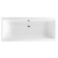 Neuesbad Acryl Rechteck Badewanne Slim, 1800x805 mm, weiss