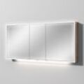 Sanipa Reflection Spiegelschrank MILO 160 mit LED-Beleuchtung, Eiche-Tabak, AU03950 AU03950