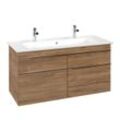 Villeroy & Boch Venticello Waschbeckenunterschrank, 4 Auszüge, 1153 x 590 x 477 mm, Kansas Oak / Kan A92901RH