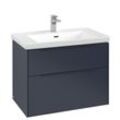 Villeroy & Boch Subway 3.0 Waschbeckenunterschrank, 2 Auszüge, 772 x 579 x 462 mm, Marine Blue / Mar C57402VQ