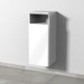Sanipa 3way Mittelschrank mit 1 Tür und 1 offenem Fach, Weiß-Glanz, BS13278 BS13278