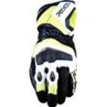 Five RFX4 Evo, Handschuhe Schwarz/Weiß/Neon-Gelb S male