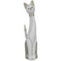 Signes Grimalt - Katzenfigur Figuren Blanco Animal Cat Abbildung 52x16x12cm 27510 - Blanco