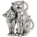 Signes Grimalt Katzenfigur Figuren Abbildung Tierkatzen Silber 14x21x20cm 25298