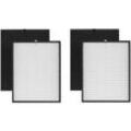 Trade-Shop 4in1 Filter-Set (2x HEPA-Filter + 2x Aktivkohlefilter) kompatibel mit Philips AC3256/10 AC3259/10 AC4550/10 ersetzt FY3432/10 FY3433/10