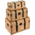 Signes Grimalt Kasten- und Juwelierdekoration Set 3 Sets Set 3 U -Boxen und Schmuck Brown 45x29x29cm 23222