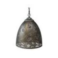 Chic Antique Vire Hänge-Lampe mit Muster, H36/D30 cm antique bronze