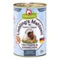 GranataPet Liebling's Mahlzeit Junior Truthahn und Kaninchen 12x400g