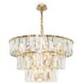 Puntes Moderne Puntes 3 Tier 18 Light Gold Pendelleuchte - Maytoni