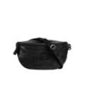 Spikes & Sparrow Gürteltasche Damen Leder, schwarz