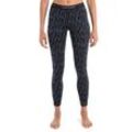 Icebreaker Merino 260 Vertex Thermo-Leggings Glacial Flow - Frau - Graphite/black - Größe M