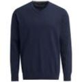 Herren Feinstrickpullover mit V-Ausschnitt