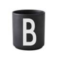 Design Letters - AJ Porzellan Becher B, schwarz