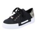 Plateausneaker, schwarz, Gr.37