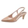 Große Größen: Tamaris Slingpumps, nude, Gr.37