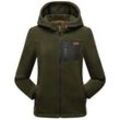 MARIKOO Damen Herbst Winter Outdoor Fleece Jacke Sweater Fleecejacke Mount Iwaki