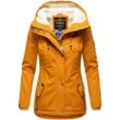 MARIKOO Damen Winterjacke Outdoor Baumwolljacke mit Kapuze Bikoo