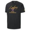 Los Angeles Lakers Courtside Statement Edition Jordan Max90 NBA-T-Shirt für Herren - Schwarz