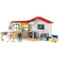 Schleich® Spielwelt FARM WORLD, Tierarzt-Praxis mit Haustieren (42502), Made in Europe, bunt