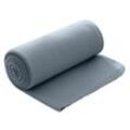 Wohndecke Polar-Fleece ca. 130x160, wometo, OEKO-TEX®, Fleecedecke mit Kettel-Einfassung & Anti-Pilling, grau